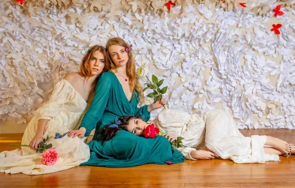 Picture girl, flowers, Kennedy, Rachel, Carlee