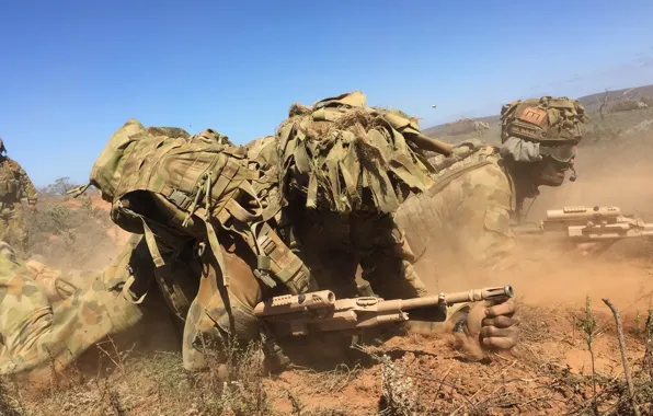 Weapons, army, soldiers