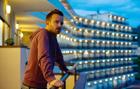 Picture the film, Aaron Paul, A Long Way Down, long fall