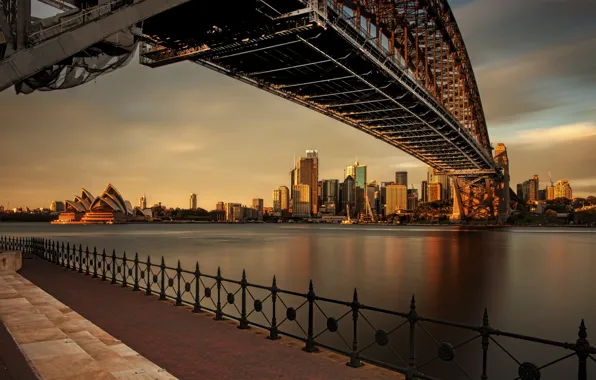 Picture sunset, the evening, Australia, Sydney