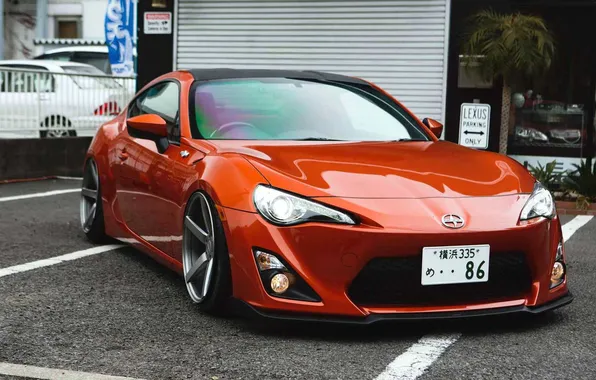 Picture Japan, Machine, Tuning, Orange, Japan, Orange, World, Car