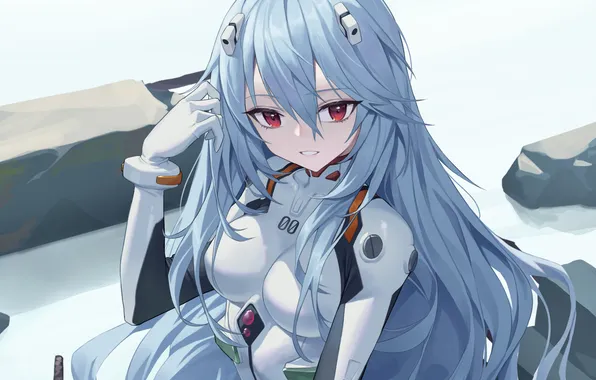 Girl, jumpsuit, Neon Genesis Evangelion, Evangelion