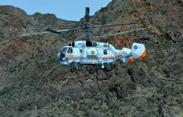 Mountains, Helicopter, Ka-32