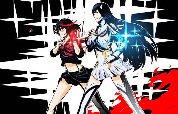 Funny Kill La Kill Anime Character Ryuko And Satsuki