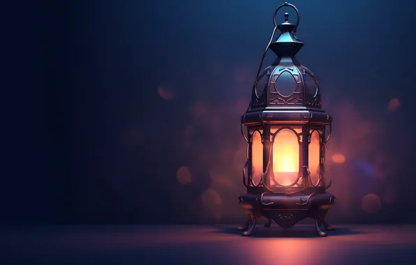 Light, night, the dark background, pattern, candle, Christmas, flashlight, lantern