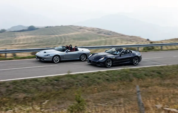 Picture Ferrari, drive, Ferrari SA Aperta, Ferrari 550 Barchetta Pininfarina