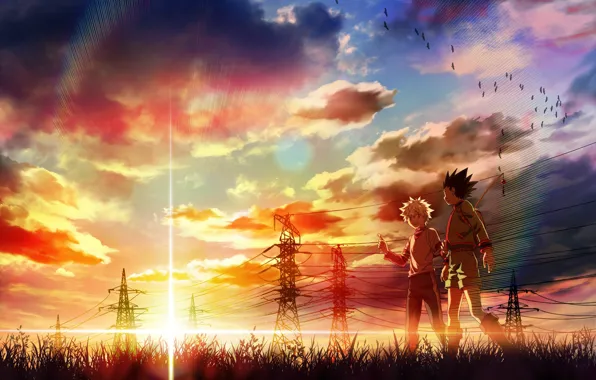 Hunter X Hunter, anime, gon, killua, HD phone wallpaper