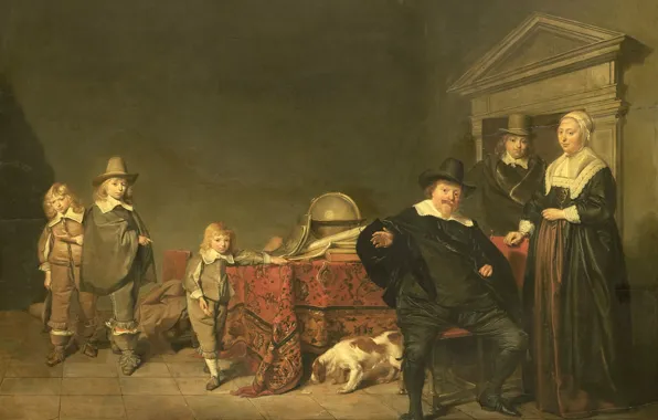 Picture table, people, picture, family, globe, family portrait, The Peter Codd