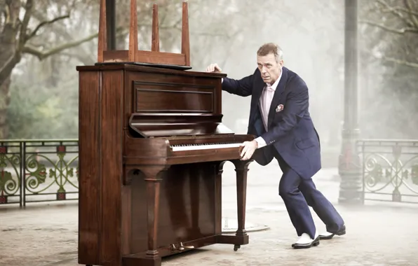 Costume, Hugh Laurie, Hugh Laurie, actor, piano, musician, Park, writer