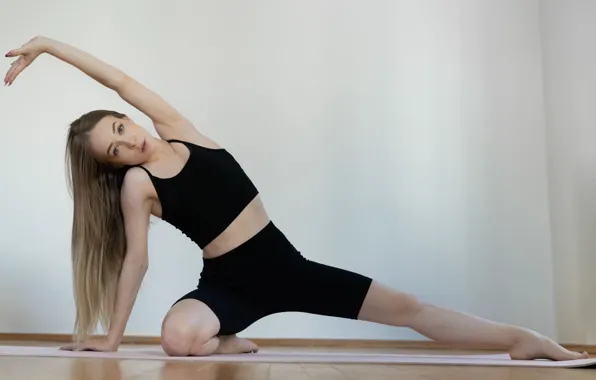 Wallpaper long hair, model, sexy woman, photoshoot, posing, hot babe