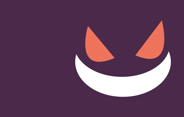 Picture eyes, smile, pokemon, pokemon, body parts, Gengar, gengar