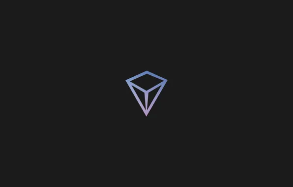 Night, darkness, abstraction, minimalism, gradient, pyramid, geometry, black background