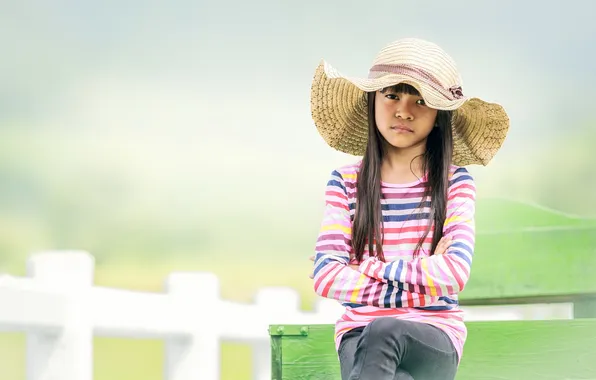 Look, portrait, girl