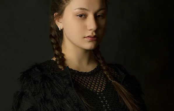 Model, portrait, Xenia, Alexander Zamyatin