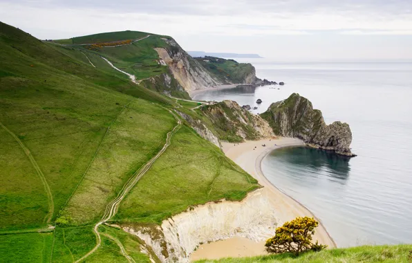 England, Nature, Sea, Beach, Rocks, Shore, Landscape