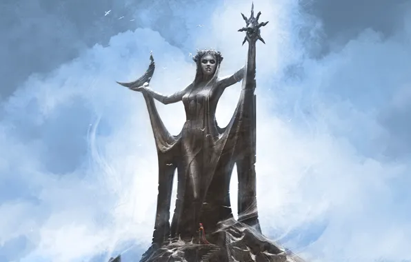 Picture Statue, Skyrim, Skyrim, Azura, Azura