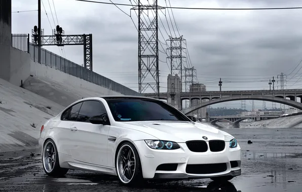 Bmw, white, thuning