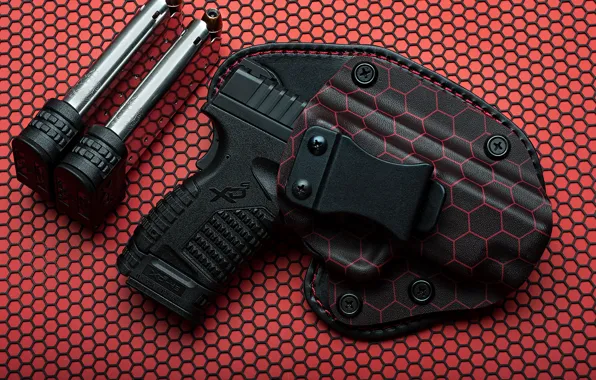 Gun, weapons, cartridges, Springfield XDS .45 ACP 4