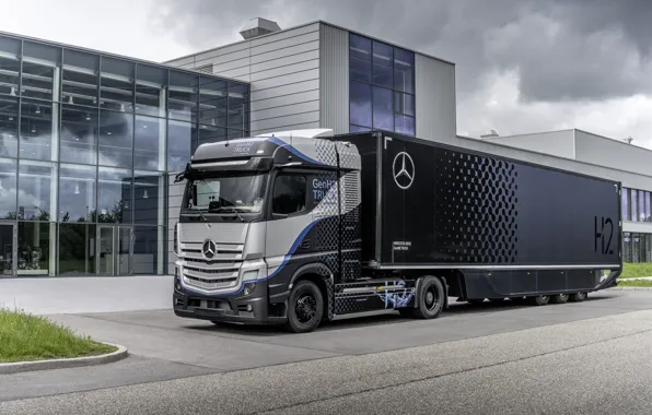 Wallpaper Mercedes Benz, Actros, GenH2 Truck images for desktop ...