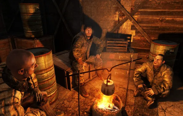 Stay, station, metro 2033, Metro 2033, Boys, artem metro station