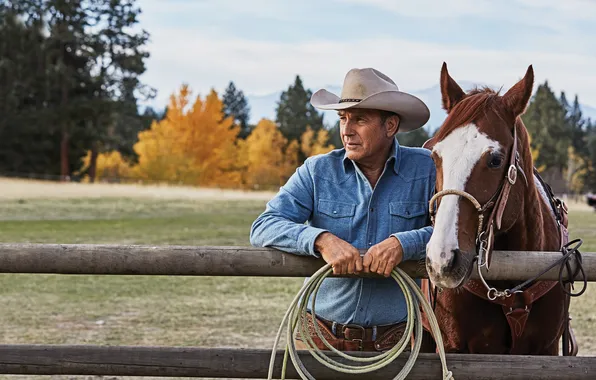 Look, landscape, the film, horse, frame, hat, the series, shirt