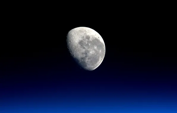 Picture surface, background, the moon, satellite