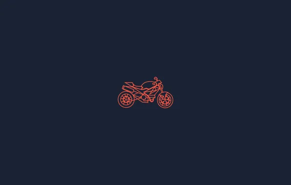 Background, Moto, minimalism, motorcycle