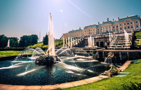 Russia, Peter, Saint Petersburg, Peterhof, St. Petersburg, Fontana