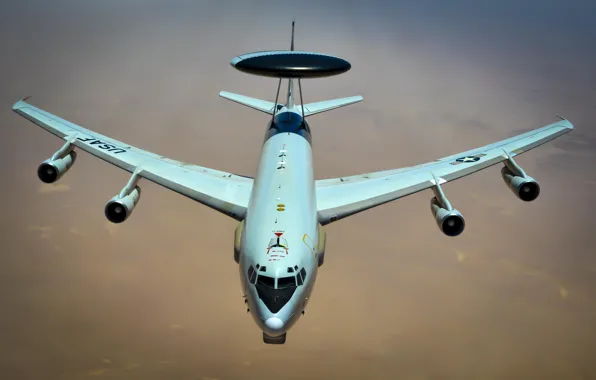 Picture The plane, USAF, AWACS, E-3 Sentry, Refueling