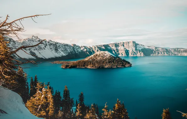 Mountains, Nature, Landscape, Lake, Trees