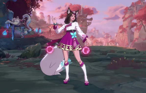 Picture ahri, skin, dynasty, 2xko
