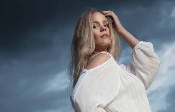 Look, girl, face, background