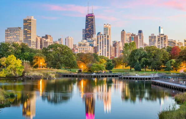 The city, Chicago, Il