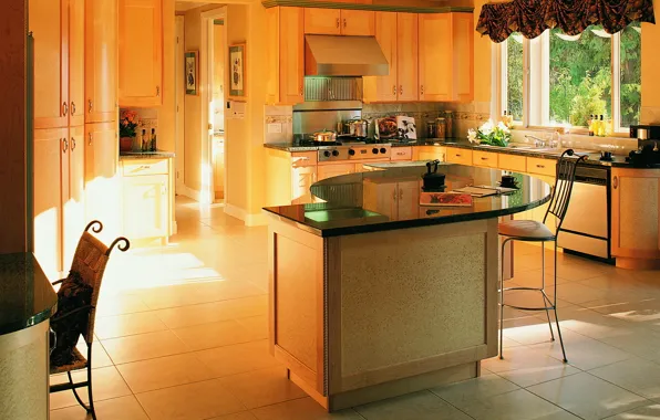 Picture design, house, style, Villa, interior, kitchen