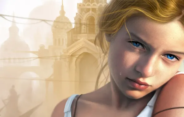 Sadness, girl, tears