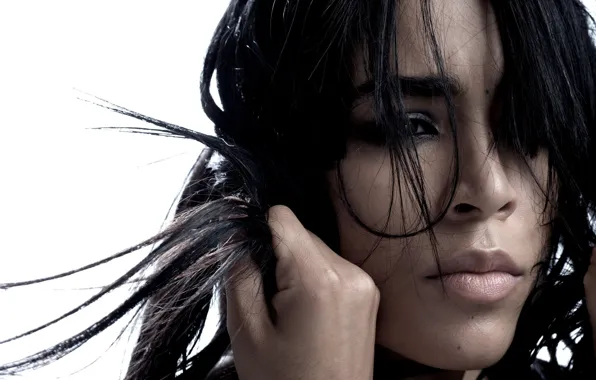 Wallpaper girl, hair, lips, singer, Loreen images for desktop, section