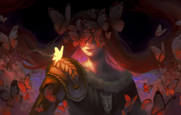 Girl, butterfly, Elden Ring, Malenia, Blade of Miquella