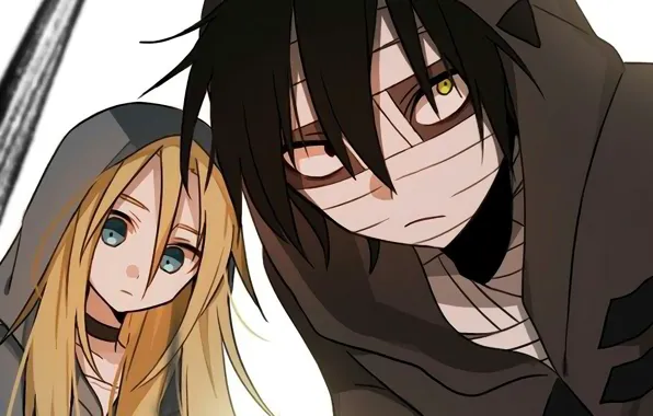 Girl, guy, two, Angel bloodshed, Satsuriku no Tenshi