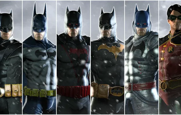 Batman, Robin, Suits