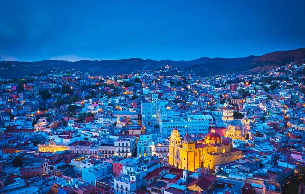 Home, Mexico, panorama, Cathedral, Guanajuato