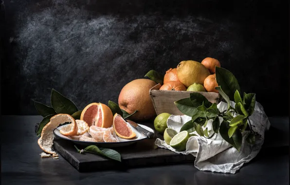 Lemon, orange, lime, citrus, grapefruit