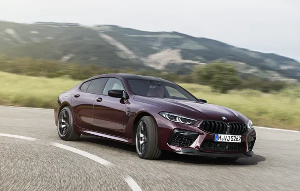 Picture coupe, turn, BMW, 2019, M8, the four-door, M8 Gran Coupe, M8 Competition Gran Coupe