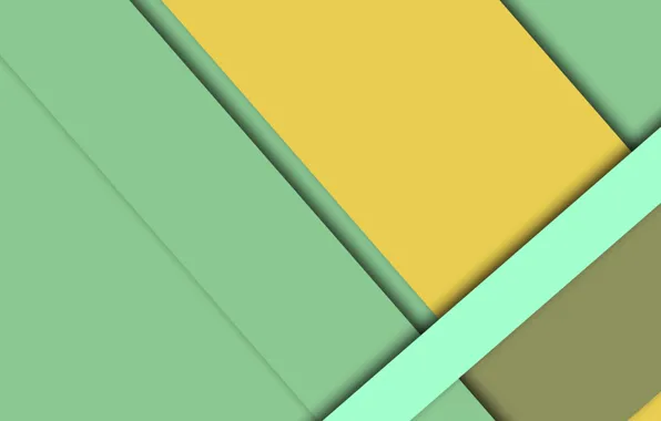 Line, yellow, green, geometry, green, color, material, desing