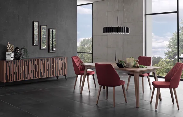 Design, style, room, interior, Suite, modern, dining room, by Dining Room