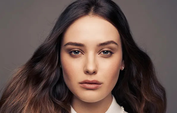 Picture look, girl, face, background, brunette, lips, Katherine Langford