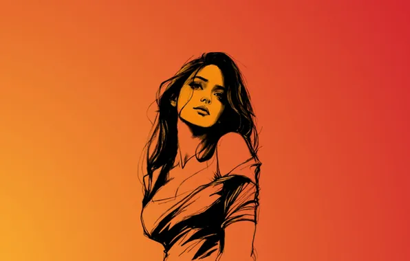 Picture abstract, Desktop, girl