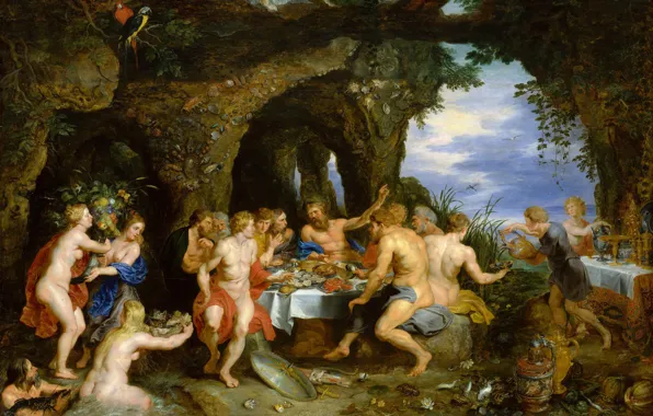 Picture, Peter Paul Rubens, mythology, Jan Brueghel the elder, Holiday Ahela, Pieter Paul Rubens