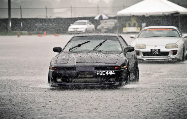 Picture rain, supra, honda, rain, Honda, toyota, Toyota, supra