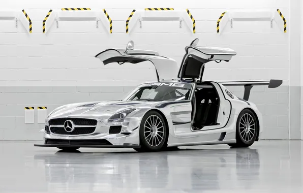 Picture Mercedes-Benz, AMG, SLS, GT3, Chrome