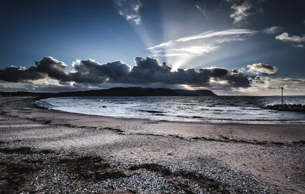 Sea, landscape, shore